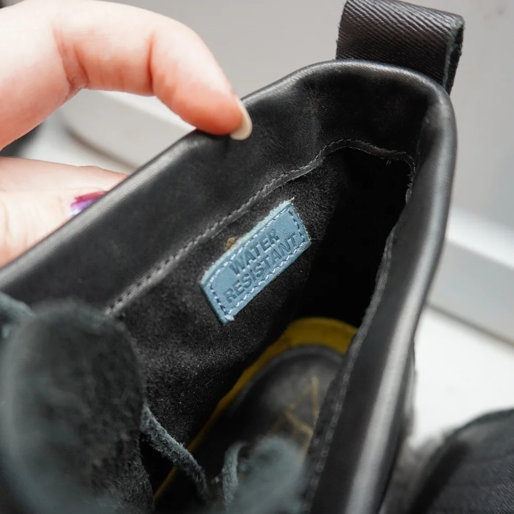 40) COLE HAAN GRAND.ØS Mountian Hardware Water Resistant Lace Dress Boots Sz. 10 - Picture 6 of 13